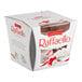 A white box of Raffaello Creamy Coconut Almond Candy with red text.