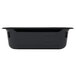 A Vollrath black polycarbonate food pan.