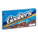 A blue and white GOOBERS Milk Chocolate-Covered Peanuts candy box.