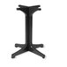 Grosfillex 55631802 Charcoal Resin Pedestal Outdoor Table Base