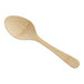 A Bambu Veneerware wooden serving spoon with a handle.