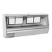 A Howard McCray 34N series refrigerated meat case with glass doors.