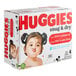 A box of Huggies Snug & Dry Size 4 baby diapers.