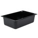 A Vollrath black polycarbonate food pan.