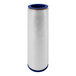 A roll of clear plastic hand film.