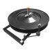 A black circular Encore Packaging strapping dispenser with a metal handle.