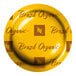 A box of Nespresso Professional Brazil Organic single-serve coffee capsules with a yellow and brown label.
