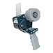 An Encore Packaging blue and grey heavy-duty pistol-grip tape dispenser with a handle.