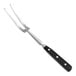 A Choice Classic forged carving fork with a black handle.