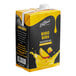 A black and yellow carton of DaVinci Gourmet Mango Mania Real Fruit Smoothie Mix with yellow text.