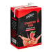 A black and red DaVinci Gourmet carton of Strawberry Bomb Real Fruit Smoothie Mix with red and black label.