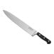 A Choice Classic chef knife with a black handle.