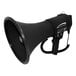 A black Speco Technologies deluxe megaphone with a cord.