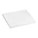 A white folded duvet cover on a white surface.