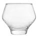 A clear Libbey Jicara cocktail glass with a white background.