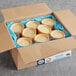 A box of Pidy Gourmet frozen fluted round sweet butter tart shells.