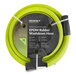 A green Regency EPDM rubber washdown hose with black text.