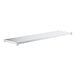 A white rectangular Steelton undershelf with metal legs.