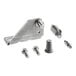 A MainStreet Equipment bottom left door hinge kit for refrigeration equipment with screws and bolts.