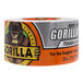 A roll of Gorilla Tough & Wide Silver Duct Tape with a gorilla on it.