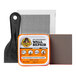A Gorilla wall repair kit container with a brush and sponge inside.