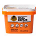 A container of Gorilla Wall Repair Spackling and Primer with an orange label.