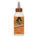 A white bottle of Gorilla 8 oz. wood glue with an orange label.