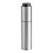A silver stainless steel Fox Run oil and vinegar sprayer with a black lid.