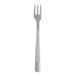 A silver Varick Estate cocktail/oyster fork with a white handle.