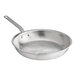 A silver Vigor A3000 Series aluminum fry pan with a plated handle.