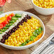 A bowl of Birds Eye sweet corn on a wood table.