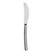 A Varick Origin stainless steel butter knife with a silver handle.