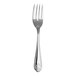 A Varick Orleans stainless steel salad/dessert fork with a design on the handle.