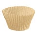 A 2 1/4" x 1 7/8" Kraft paper cupcake liner.