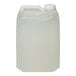 A white translucent Midwest Can water container with a white cap.