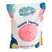 A bag of Yum Crumbs Bubble Gum crumb topping with a pink and blue design on a red circle.