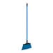 An O-Cedar blue angle broom with a fiberglass handle.