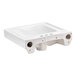 A white American Standard Decorum wall-mount sink with two holes.