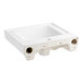 A white rectangular American Standard Decorum wall-mount sink with center holes.