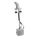 A silver metal American Standard Innsbrook Selectronic touchless faucet with wires attached.