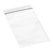 A clear reclosable polyethylene bag measuring 3 by 5 inches.