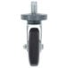 A Metro Super Erecta Poly Caster with a black wheel and metal base.