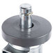 A Metro Super Erecta rubber caster with a metal wheel and bolt.