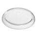 A clear plastic lid on a World Centric deli container.