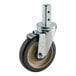 A Cres Cor swivel stem caster with a wheel and metal post.