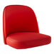 A red Lancaster Table & Seating bucket seat cushion on a white background.