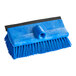 A blue Lavex brush head with a black handle.