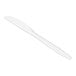 A Choice white heavy weight plastic knife.