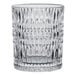 A Nachtmann clear glass with a diamond pattern.