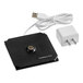 A black square Zafferano America Poldina Pro charger with a white USB cable.